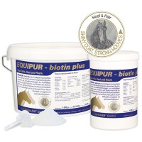 EQUIPUR Biotin plus - Ergänzungsfutter für Pferde 1 kg Pulver